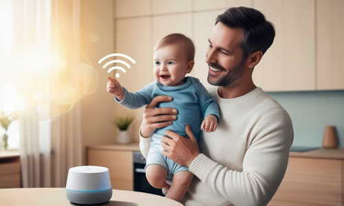 Happy Father and Child